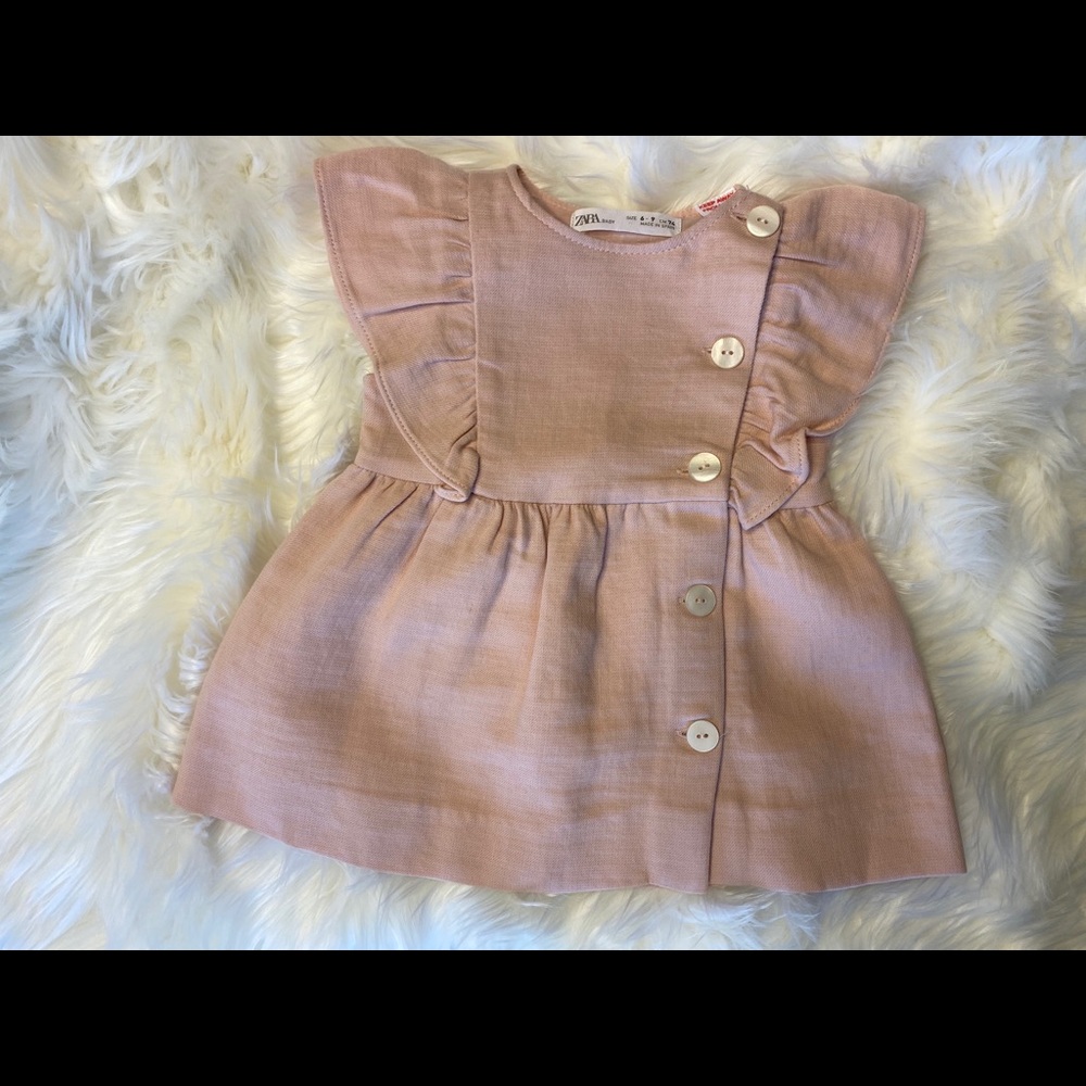 Zara Baby pink baby girl dress